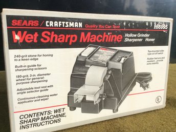Craftsman Wet Sharp Machine #331