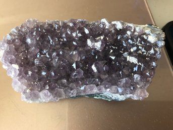 Amethyst Crystal Cluster, 14 Oz, 5 Inch By 3 Inch