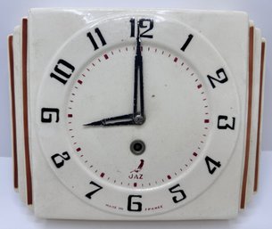 Jaz France Art Deco Windup Porcelain Clock