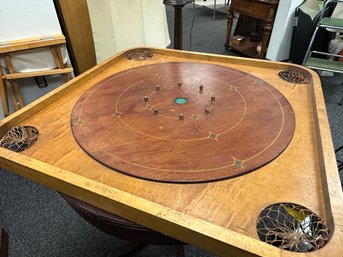 Antique Game Table Top Two Sided