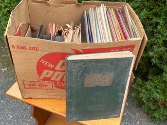 Collection Of Records & The Ideal Home Music Library Book