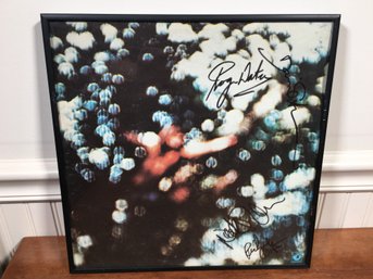 Signed & Framed Pink Floyd Album - Obscured By Clouds - Looks To Have Four Signatures  Very Cool Piece !