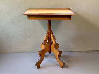 A Vintage/Antique Side Table With Eastlake Styling