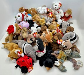 35 Ty Beanie Babies With Tags