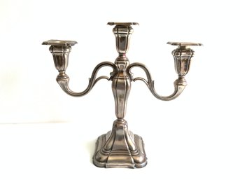 Vintage Continental Silver Candelabra