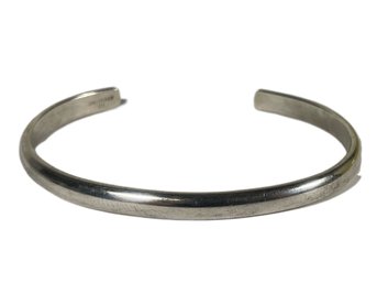 Plain Designed Sterling Silver Cuff Bracelet