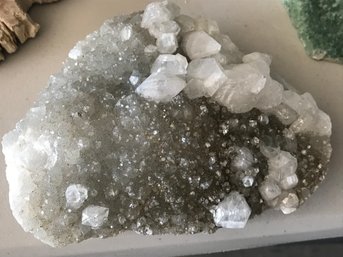 Apophylite Crystal, 3 LB, 7 Inch By 5 1/2 Inch