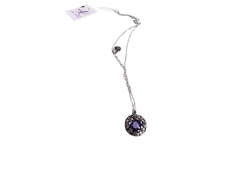 Silver And Amethyst Gemstone Necklace - Anne Koplik Designs