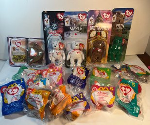 Lot Of McDonalds Toys TY Bears