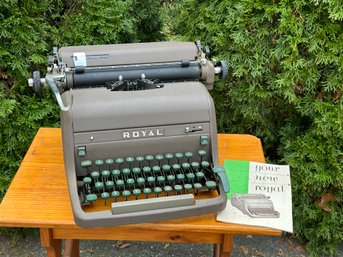 A Vintage Royal Typewriter, 2 Of 2