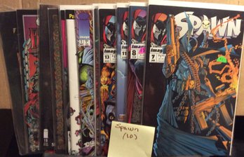 Lot Of 10 Image Spawn Comic Books - L