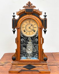 A Marvellous Antique 8 Day Clock, 'Sydney' By Ansonia Clock Company Of New York