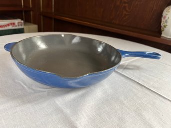 Le Creuset Blue Fry Pan, No. 23