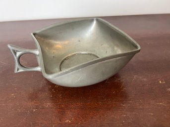 Mid Century Modern Norwegian Pewter Square Cup