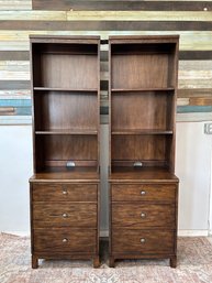 Beautiful Pair Of Ethan Allen Book Shelves