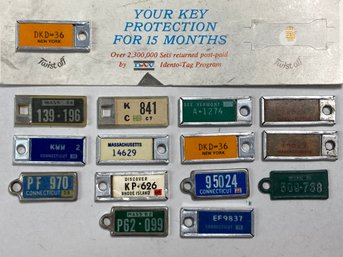 Key Tag License Plates