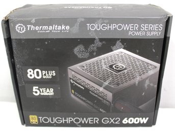 New In Box (sealed) Thermaltake Tough Power Series Power Supply  80 Gold 600 W