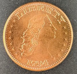 One AVDP Ounce Fine Copper Round