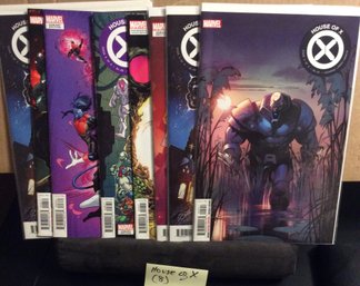 Lot Of 8 Marvel House Of X Comic Books - L