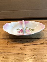 China Nut Dish With Handle