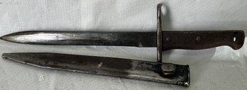 Pre-world War 2 K98 Mauser Bayonet- Formed Metal Handle Wit Original Scabbard