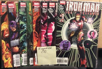 Lot Of 8 Marvel Iron Man Comic Books - L