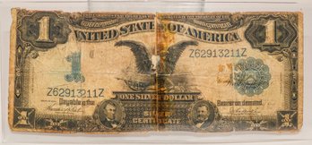 1899 $1 Silver Certificate Black Eagle Note