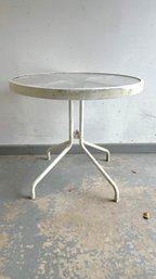 Outdoor Patio Cafe Table With Glass Top