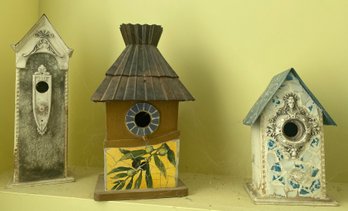 Three Bird Houses
