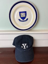 Yale '62 Cap & 'Lux Et Veritas' Plate