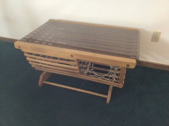 Lobster Trap Coffee Table With Glass Top