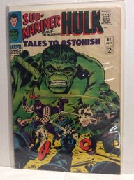 1966 Marvel Comics Sub-Mariner And The Incredible Hulk #81 - L