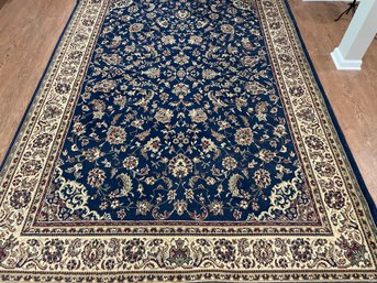 Large Rectangular Navy Carpet 7' 6' X 11'