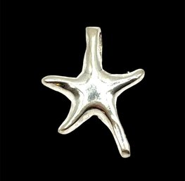 Vintage Sterling Silver Starfish Pendant