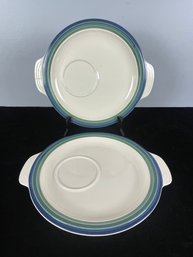 Pfaltzgraff Ocean Breeze Snack Plate Set