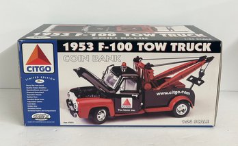 Brand New Citgo 1953 Ford F-100 Tow Truck Coin Bank