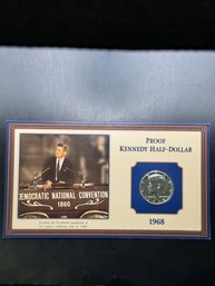 1968-S Proof Silver Kennedy Half Dollar