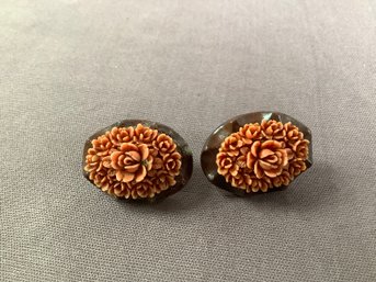 Vintage Floral Earrings