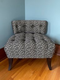 Rachlin Tufted Occasional Chair In Snow Leopard