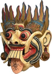 A Wonderful Hand Carved Indonesian Mask