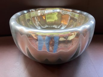 Large Mercury Glass Bowl