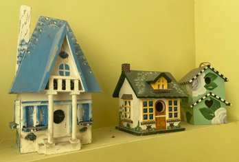 Three Bird Houses