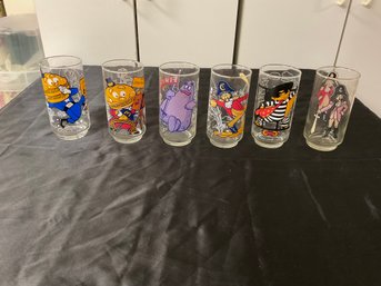 Set Of 6 Vintage McDonald Glasses