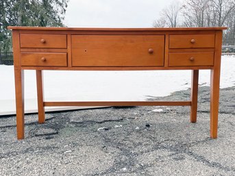 An American Maple Console Or Buffet