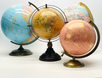 Collection Of Vintage Globes