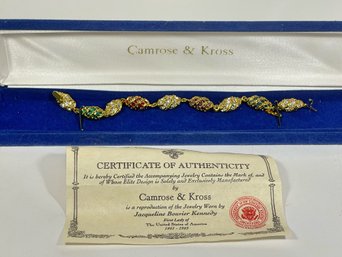 Jacquline Kennedy Replica Egg Bracelet By Camrose & Kross