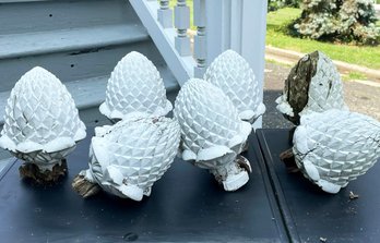 Antique Architectural Salvage - Corbel Parts And Pieces Artichokes