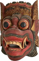 A Vintage Indonesian Carved Mask