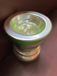 Green Mercury Glass Vase