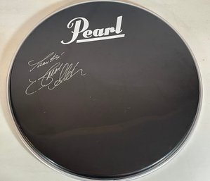 Pearl Bass Drum Head Signed By Jason Aldean